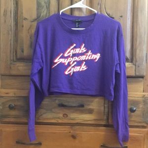 Long Sleeved Crop Top
